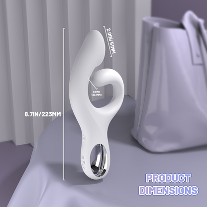DreamXR Nebula Rabbit Vibrator White