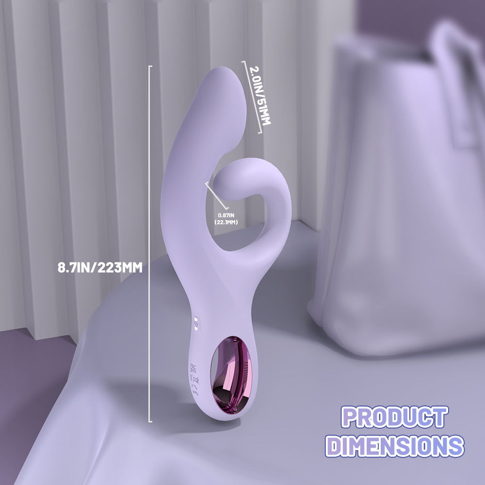DreamXR Nebula Rabbit Vibrator White