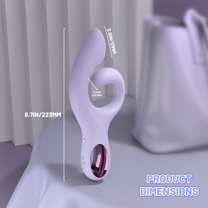 DreamXR Nebula Rabbit Vibrator White