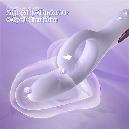 DreamXR Nebula Rabbit Vibrator White