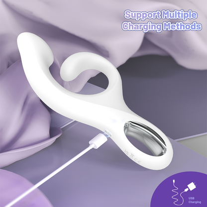 DreamXR Nebula Rabbit Vibrator White