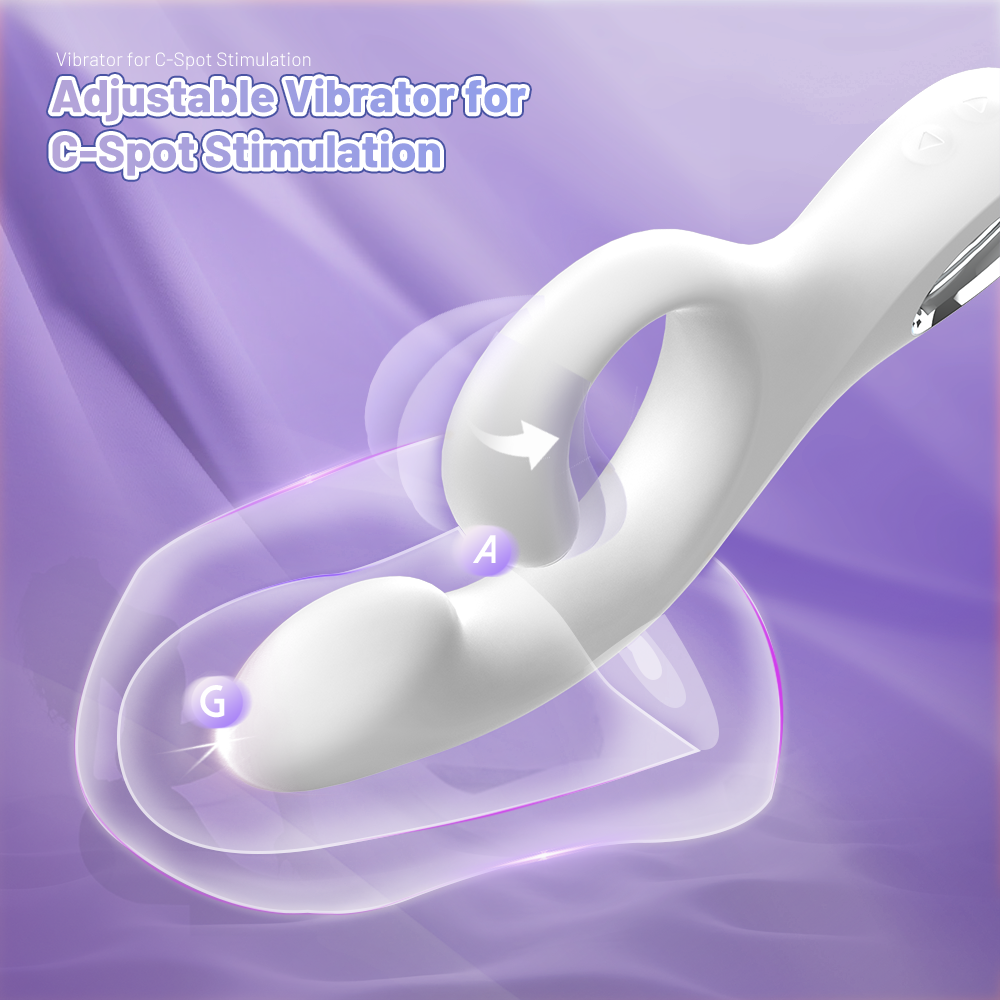 DreamXR Nebula Rabbit Vibrator White